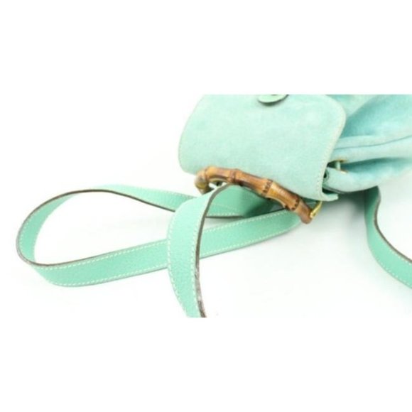 Gucci Bamboo Line Handle Drawstring And - Picture 3 of 12